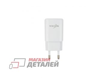 Блок питания (сетевой адаптер) VIXION L2m 2xUSB, 1.2A с кабелем micro USB 1м (белый)