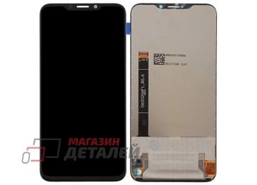 Дисплей (экран) в сборе с тачскрином для Meizu X8 черный