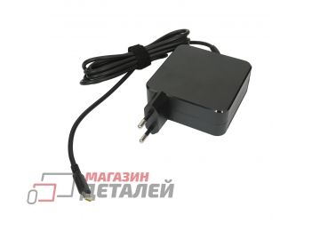 Блок питания (сетевой адаптер) для ноутбуков Xiaomi 5-20V 2-3.25A 65W Type-C черный вилка сбоку