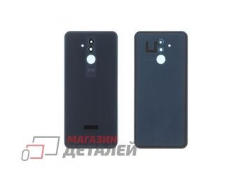 Задняя крышка аккумулятора для Huawei Mate 20 Lite (синий) со стеклом камеры