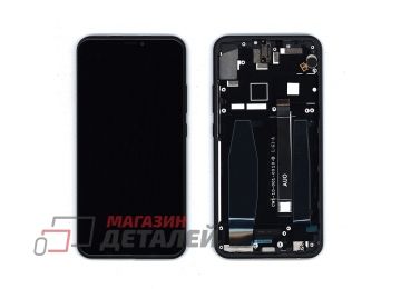 Дисплей (экран) в сборе с тачскрином для Asus ZenFone 5 ZE620KL черный с рамкой
