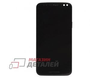 Дисплей (экран) в сборе с тачскрином для Motorola Moto X Style черный