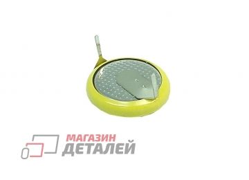 Батарейка биос (CMOS) CR1220 3V 40mAh 2 угловых контакта под пайку