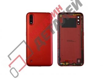 Задняя крышка аккумулятора для Samsung A015F (A01) красная