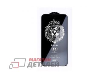 Защитное стекло для iPhone 12 Pro Max черное Emperor Series T. G. GL-32 0,22 мм 9D (REMAX)
