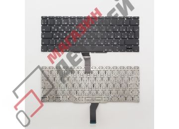 Клавиатура для ноутбука Apple MacBook Air 11 A1370, A1465 черная, большой Enter