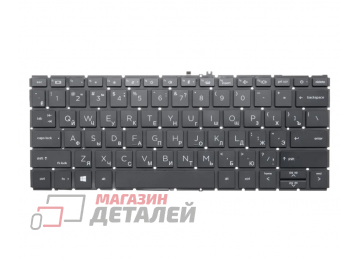 Клавиатура для ноутбука HP EliteBook 835 G8, 830 G8, 830 G7, 835 G7 черная, с подсветкой