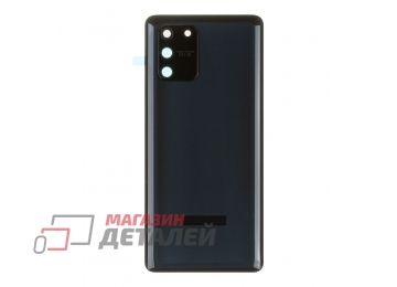 Задняя крышка для Samsung Galaxy S10 Lite SM-G770F со стеклом камеры (черный)