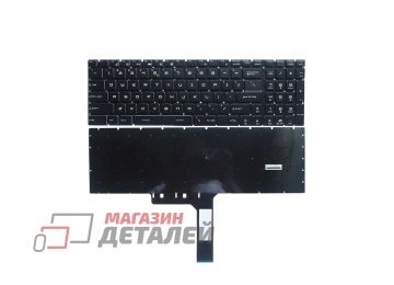 Клавиатура для ноутбука MSI GE63VR, GE73VR черная без рамки с RGB подсветкой