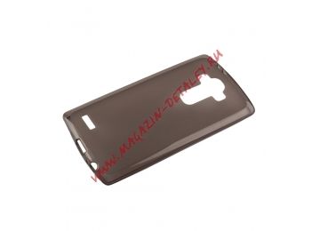 Силиконовый чехол для LG Optimus G4 черный матовый TPU Case