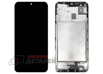 Дисплей (экран) в сборе с тачскрином для Samsung Galaxy A15 4G, Samsung Galaxy A15 5G (SM-A155F, SM-A156B) черный с рамкой OLED полноразмерный