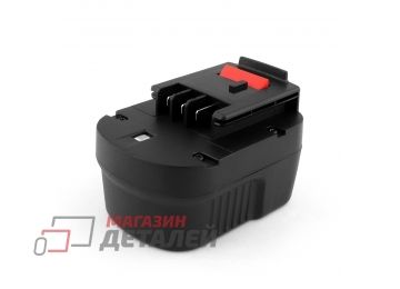 Аккумуляторная батарея (аккумулятор) TopOn для электроинструмента Black & Decker BD12PSK 9V 1.5Ah Ni-Cd