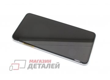 Дисплей (экран) в сборе с тачскрином для Asus ZS670KS ZS671KS белый с рамкой