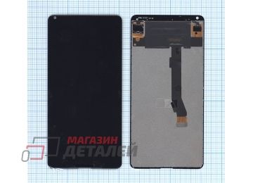 Дисплей (экран) в сборе с тачскрином для Xiaomi Mi Mix 2S черный