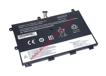 Аккумулятор OEM (совместимый с 45N1750, 45N1748) для ноутбука Lenovo ThinkPad Yoga 11e 7.4V 4400mAh черный