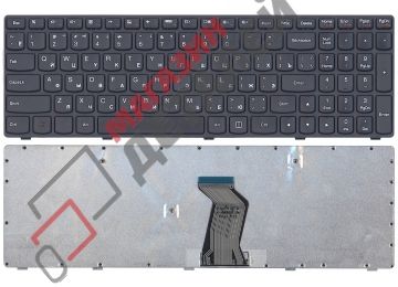 Клавиатура для ноутбука Lenovo G500 G505 G505A черная с черной рамкой тип 1