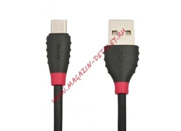 USB кабель HOCO X27 Excellent Charge Data Cable For Micro (L=1,2M) (черный)