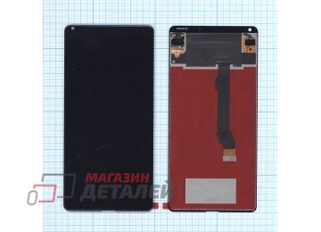 Дисплей (экран) в сборе с тачскрином для Xiaomi Mi Mix 2 черный