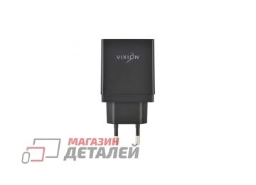 Блок питания (сетевой адаптер) VIXION H6 1xUSB QC 3.0, 3-USB 2A (черный)