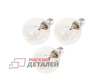 Комплект ламп 33CU503-3PD для духовки E14, 40W, 300°С (3 штуки)