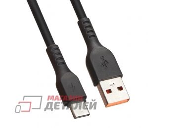 USB кабель "LP" USB Type-C "Extra" TPE черный
