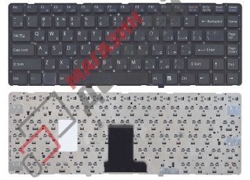 Клавиатура для ноутбука Sony Vaio VPC-EA черная без рамки