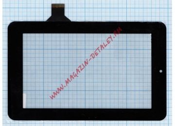 Сенсорное стекло (тачскрин) HLD-PG708S черный