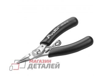 Длинногубцы прямые мини Proskit 1PK-501E (100мм)