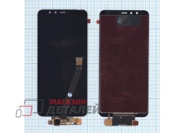 Дисплей (экран) в сборе с тачскрином для Huawei Y9 (2018) черный