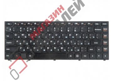 Клавиатура для ноутбука Asus BU400, BU400V, B400A черная с рамкой, большой Enter