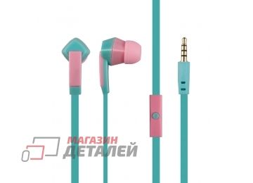 Гарнитура iEnjoy High Elactic Cable Smart IN46 розовая, голубая