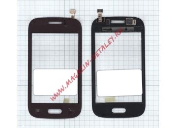 Сенсорное стекло (тачскрин) для Samsung Galaxy Young GT-S6310 GT-S6312 красное
