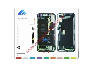 Магнитный коврик профессиональный для разборки iPhone X