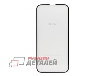 Защитное стекло HOCO A12 Plus Nano для Apple iPhone 13, 13 Pro, 3D глянцевое с черной рамкой 0.3мм