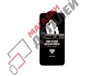Защитное стекло WK Kingkong WTP-40 6D Curved HD для iPhone 11, Xr с черной рамкой 0.22 мм