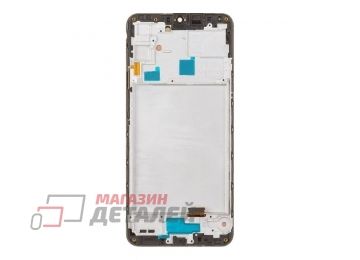 Дисплей (экран) в сборе с тачскрином для Samsung Galaxy A16 SM-A165 черный с рамкой OLED Full Size