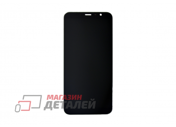 Дисплей (экран) в сборе с тачскрином для Meizu M6T черный