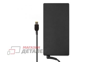 Блок питания (сетевой адаптер) для ноутбуков Lenovo 20V 15A 300W прямоугольный черный без сетевого кабеля