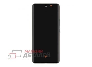 Дисплей (экран) в сборе с тачскрином для Huawei Honor 50 (NTH-NX9) зеленый с рамкой OLED