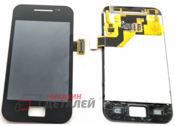 Дисплей (экран) в сборе с тачскрином для Samsung Galaxy Ace GT-S5830 черный