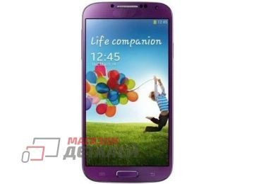 Дисплей (экран) в сборе с тачскрином для Samsung Galaxy S4 GT-I9500 фиолетовый