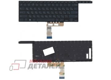 Клавиатура для ноутбука Asus Zenbook Pro Duo UX581 темно-синяя