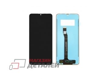Дисплей (экран) в сборе с тачскрином для Huawei Nova Y70 черный (Premium LCD)