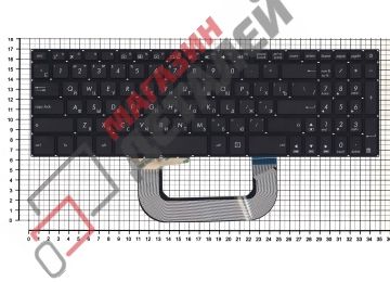 Клавиатура для ноутбука Asus VivoBook 17 X705U черная