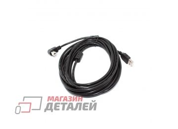 Кабель USB 2.0 на USB-B угол вправо 5 м