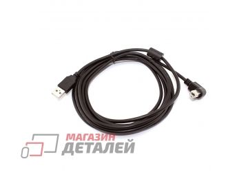 Кабель USB 2.0 на USB-B угол вправо 3 м