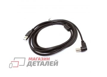 Кабель USB 2.0 на USB-B угол влево 5 м