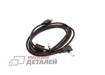 Кабель USB 2.0 на USB-B угол влево 3 м