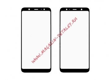 Стекло для переклейки Samsung A605F Galaxy A6 Plus (2018) черное