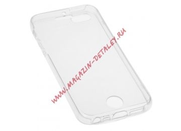 Силиконовый чехол TPU Case 360° для Apple iPhone 5, 5s, SE прозрачный